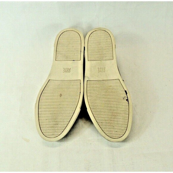 Frye Ivy Fray Woven Taupe Leather Slip On Sneakers Sz. 8.5 - Picture 5 of 5